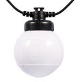 Camco OUTDOOR GLOBE LIGHTS, BLACK WIRE 6 GLOBES, WHITE 42764